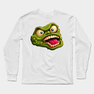 Funny Monster Face Long Sleeve T-Shirt